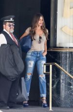SOFIA VERGARA in Ripped Jeans Out in West Hollywood 11/04/2016