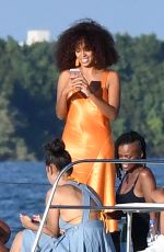 SOLANGE KNOWLES on a Yacht in Florida 11/23/2016