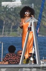 SOLANGE KNOWLES on a Yacht in Florida 11/23/2016