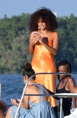 SOLANGE KNOWLES on a Yacht in Florida 11/23/2016