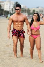 SOPHIE KASAEI in Bikini at a Beach in Barcelona 11/05/2016