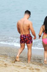SOPHIE KASAEI in Bikini at a Beach in Barcelona 11/05/2016