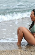 SOPHIE KASAEI in Bikini on the Beach in Barcelona 11/12/2016