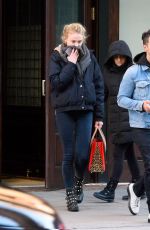 SOPHIE TURNER and Joe Jonas Out in Ney York 11/23/2016