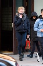 SOPHIE TURNER Out and About in New York 11/23/2016