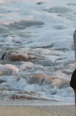 STACY FERGIE FERGUSON on the Set of a Music Video in Malibu Beach 11/14/2016