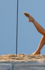 STACY FERGIE FERGUSON on the Set of a Music Video in Malibu Beach 11/14/2016