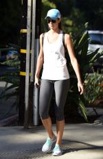 STACY KEIBLER in Leggings Out in Beverly Hills 11/3/16