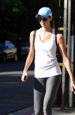 STACY KEIBLER in Leggings Out in Beverly Hills 11/3/16