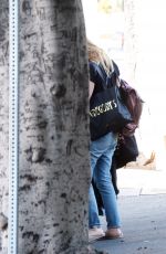 SUKI and IMMY WATERHOUSE with No Makeup Arrives at a Salon in West Hollywood 11/09/2016