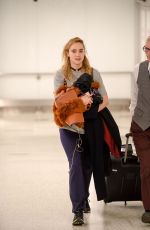 SUKI WATERHOUSE at LAX Airport in Los Angeles 11/19/2016