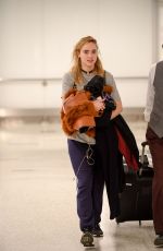 SUKI WATERHOUSE at LAX Airport in Los Angeles 11/19/2016