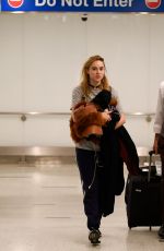 SUKI WATERHOUSE at LAX Airport in Los Angeles 11/19/2016