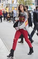 TAYLOR HILL Arrives at Victoria’s Secret Fashion Show Fittings in New York 10/31/2016