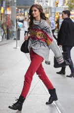 TAYLOR HILL Arrives at Victoria’s Secret Fashion Show Fittings in New York 10/31/2016