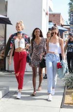 TAYLOR HILL, JASMINE TOOKES and ROMEE STRIJD Out and About in Venice 11/06/2016