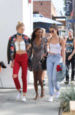 TAYLOR HILL, JASMINE TOOKES and ROMEE STRIJD Out and About in Venice 11/06/2016