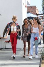 TAYLOR HILL, JASMINE TOOKES and ROMEE STRIJD Out and About in Venice 11/06/2016