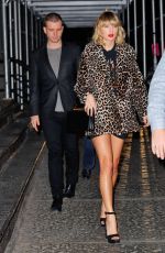 TAYLOR SWIFT Night Out in New York 11/07/2016