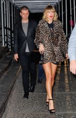 TAYLOR SWIFT Night Out in New York 11/07/2016