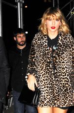 TAYLOR SWIFT Night Out in New York 11/07/2016