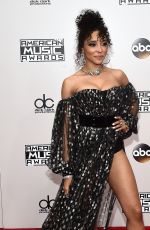 TINASHE at 2016 American Music Awards at The Microsoft Theater in Los Angeles 11/20/2016