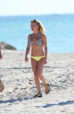 TRACY ANDERSON in Bikini at a Beach in Miami 11/19/2016