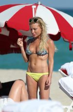 TRACY ANDERSON in Bikini at a Beach in Miami 11/19/2016