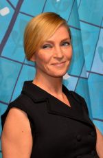 UMA THURMAN at Printemps Haussmann Store Christmas Opening in Paris 11/04/2016
