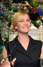 UMA THURMAN at Printemps Haussmann Store Christmas Opening in Paris 11/04/2016