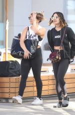 VANESSA and STELLA HUDGENS Heading to a Gym in West Hollywood 11/09/2016
