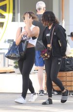 VANESSA and STELLA HUDGENS Heading to a Gym in West Hollywood 11/09/2016