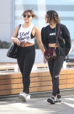 VANESSA and STELLA HUDGENS Heading to a Gym in West Hollywood 11/09/2016