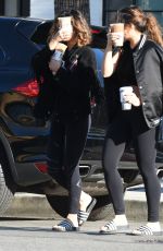 VANESSA and STELLA HUDGENS Out in Los Angeles 11/04/2016