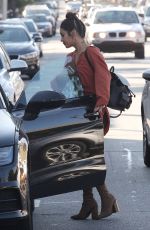 VANESSA HUDGENS Out Shopping in West Hollywood 11/01/2016