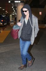 VANESSA PARADIS at Los Angeles International Airport 11/23/2016