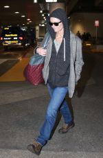VANESSA PARADIS at Los Angeles International Airport 11/23/2016
