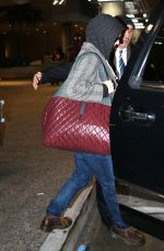 VANESSA PARADIS at Los Angeles International Airport 11/23/2016