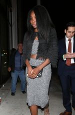 VENUS WILLIAMS at Catch LA in West Hollywood 11/12/2016