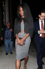 VENUS WILLIAMS at Catch LA in West Hollywood 11/12/2016