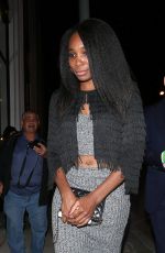 VENUS WILLIAMS at Catch LA in West Hollywood 11/12/2016