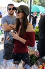 VICTORIA JUSTICE and MADISON REED at Farmers Market in Los Angeles 11/06/2016