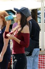 VICTORIA JUSTICE and MADISON REED at Farmers Market in Los Angeles 11/06/2016