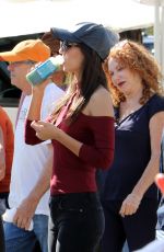 VICTORIA JUSTICE and MADISON REED at Farmers Market in Los Angeles 11/06/2016