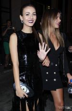 VICTORIA JUSTICE Leaves Catch LA in West Hollywood 11/10/2016