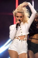 ZARA LARSSON Performs at MTV Europe Music Awards 2016 in Rotterdam 11/06/2016