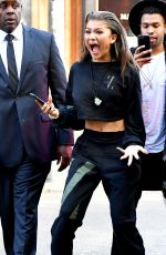 ZENDAYA Arrives at Her Daya by Zendaya Pop-up Shop in New York 11/05/2016