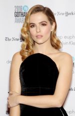 ZOEY DEUTCH at 2016 IFP Gotham Independent Film Awards in New York 11/28/2016