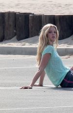 ABBY CHAMPION on the Set of a Photoshoot in Los Angeles 12/06/2016