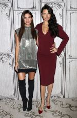 ADRIANA LIMA and SARA SAMPAIO at AOL Build in New York 12/05/2016